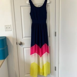 Blue maxi dress